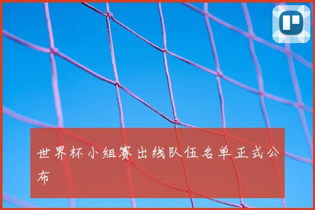 世界杯小组赛出线队伍名单正式公布
